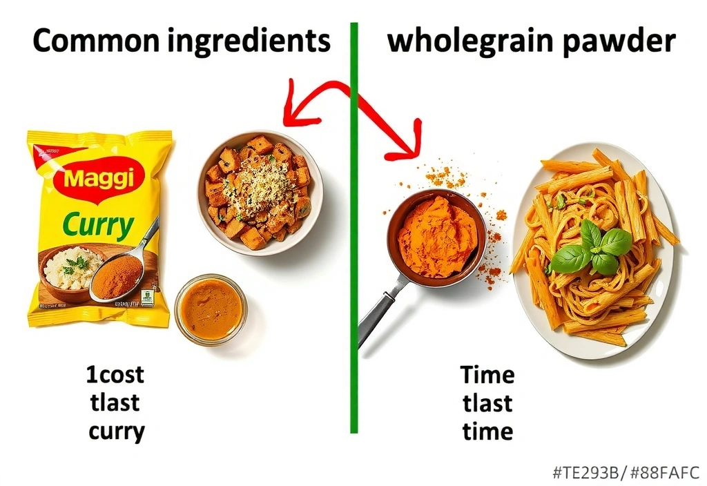 Swap Sheet document showing ingredient swaps